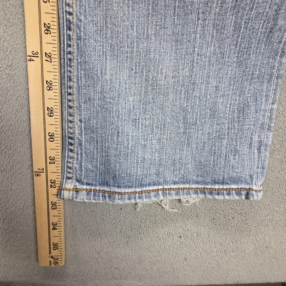 Diesel Jeans Mens 31x32 Blue Levan Relaxed Straight Made in Italy Stretch 0086N